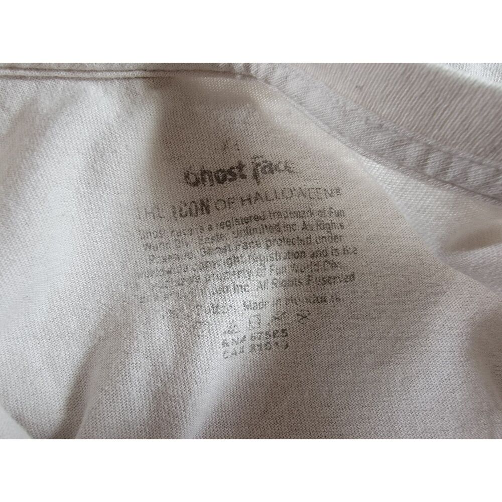 Vintage Ghost Face White T-shirt - XL - Picture 6 of 7